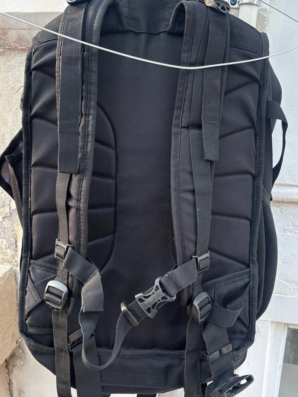 Men's Black Tactical Backpack - Durable Everyday Carry